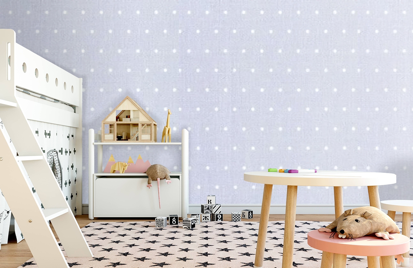 Обои MLW80046123 фото в интерьере детская