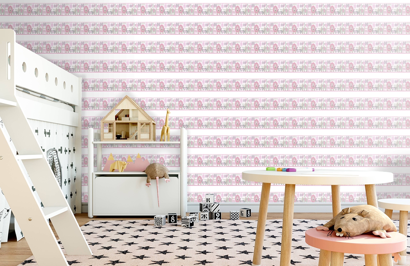 Обои DLB50073 фото в интерьере детская