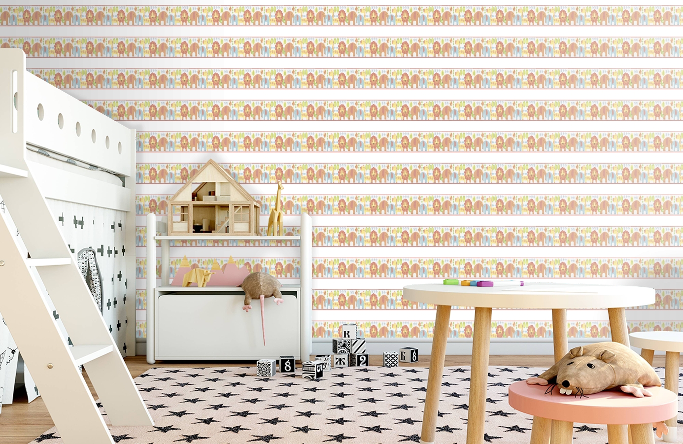 Обои DLB50074 фото в интерьере детская