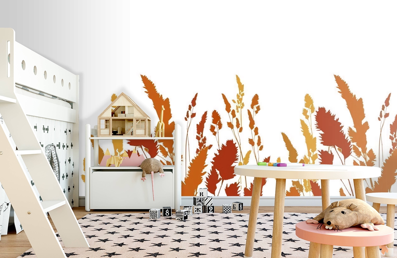 Обои DM220-2 фото в интерьере детская