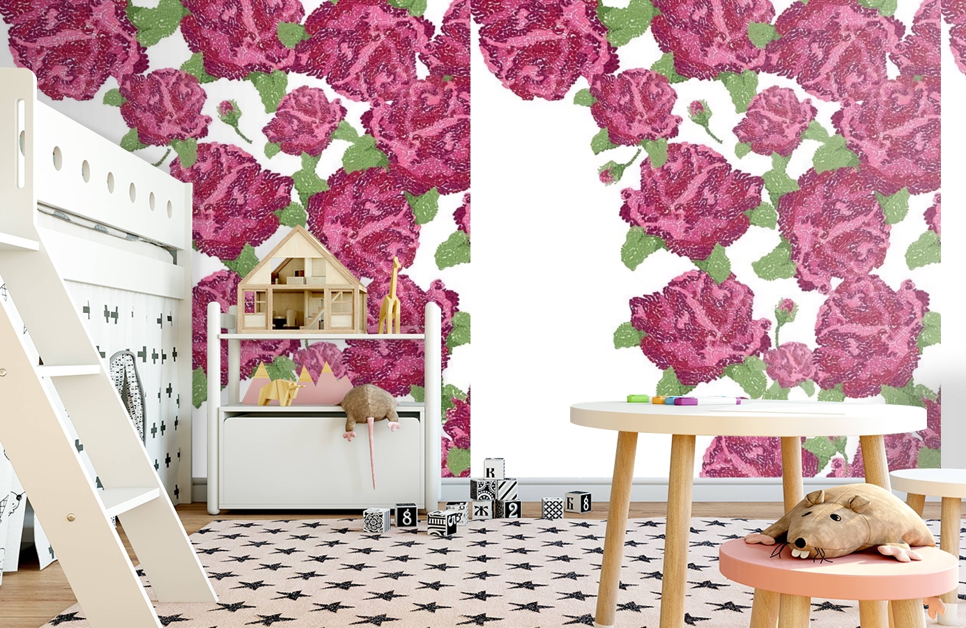 Обои P010303-4 фото в интерьере детская