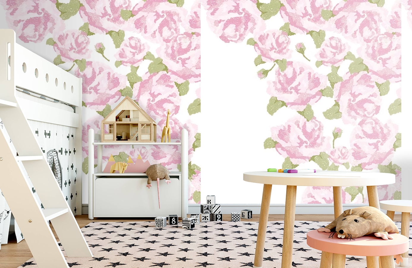 Обои P010306-4 фото в интерьере детская