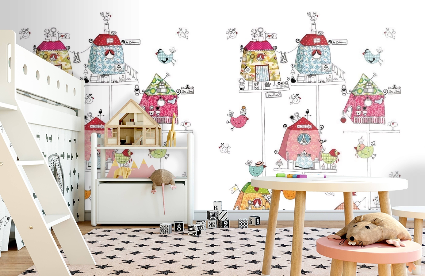Обои P120301-4 фото в интерьере детская