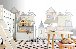 Обои P122101-4 фото в интерьере детская превью