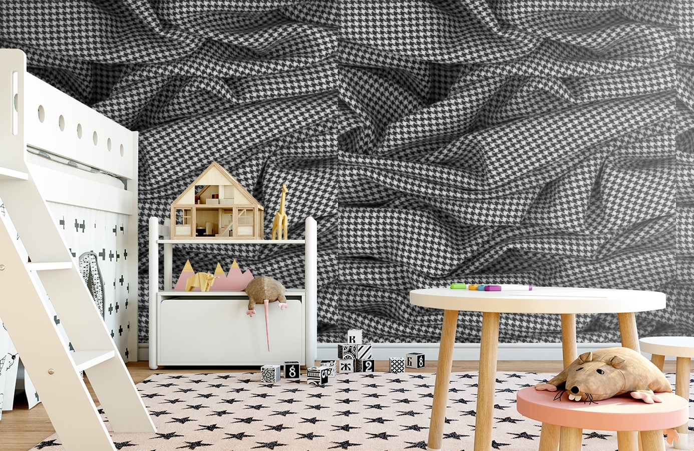 Обои P140103-4 фото в интерьере детская Обои P140103-4 фото в интерьере детская