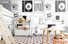 Обои P182201-4 фото в интерьере детская превью