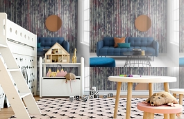 Обои P251201-4 фото в интерьере детская превью