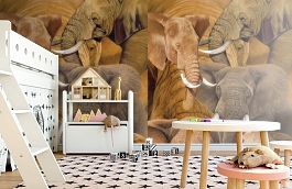 Обои 1452 lev5 804 фото в интерьере детская превью