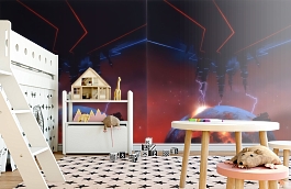 Обои 1480 lev5 804 фото в интерьере детская превью