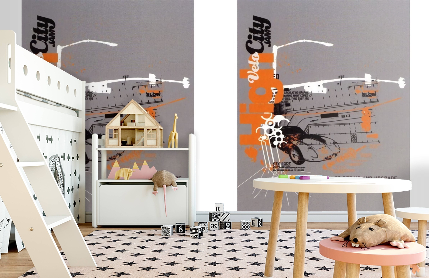 Обои SL 4 804 1621 260*186 фото в интерьере детская