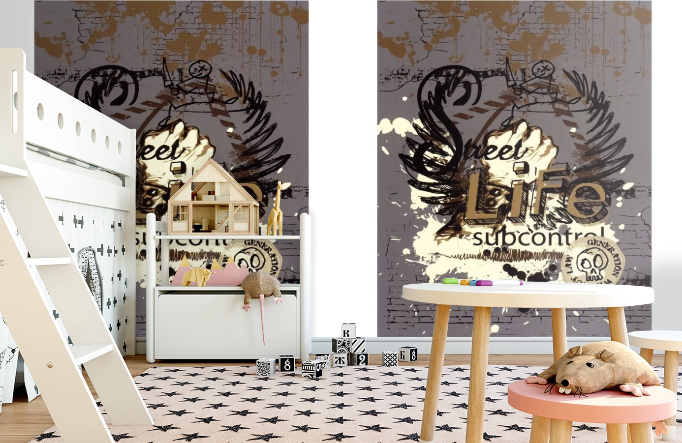 Обои SL 4 804 1651 260*186 фото в интерьере детская