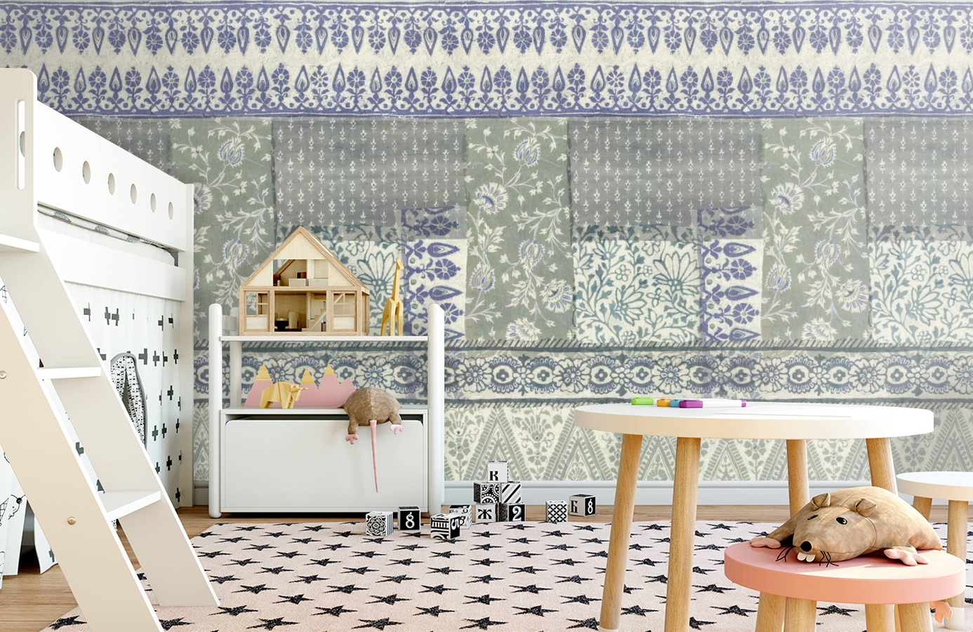 Обои 1937 фото в интерьере детская