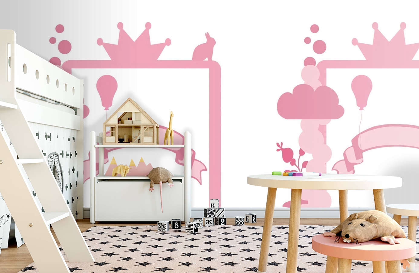 Обои P121901-5 фото в интерьере детская