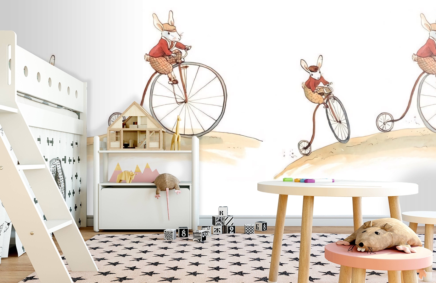 Обои 1233030 фото в интерьере детская