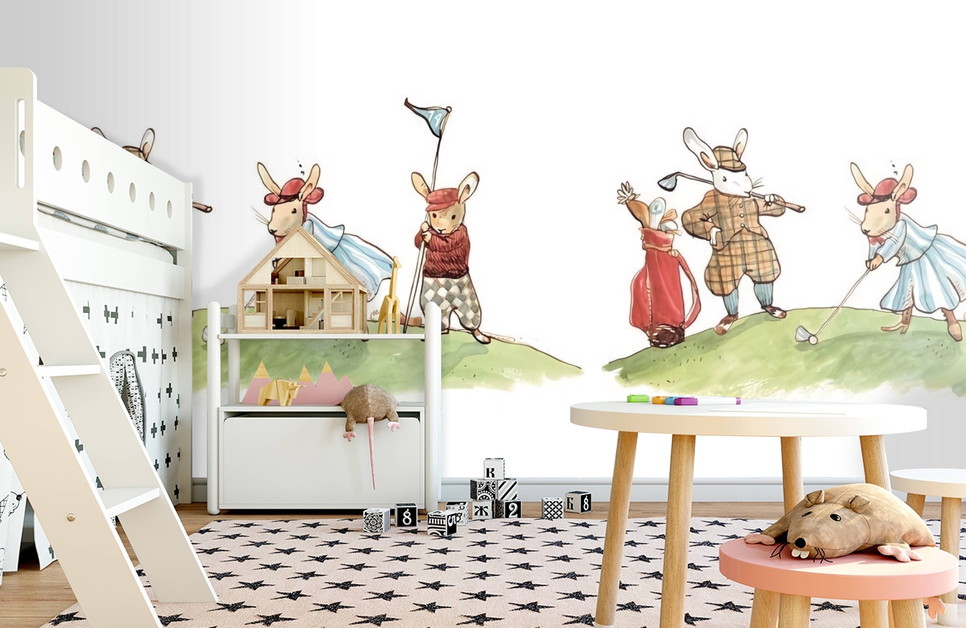 Обои 1233040 фото в интерьере детская