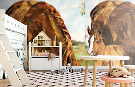 Обои 1442 lev5 805 фото в интерьере детская превью