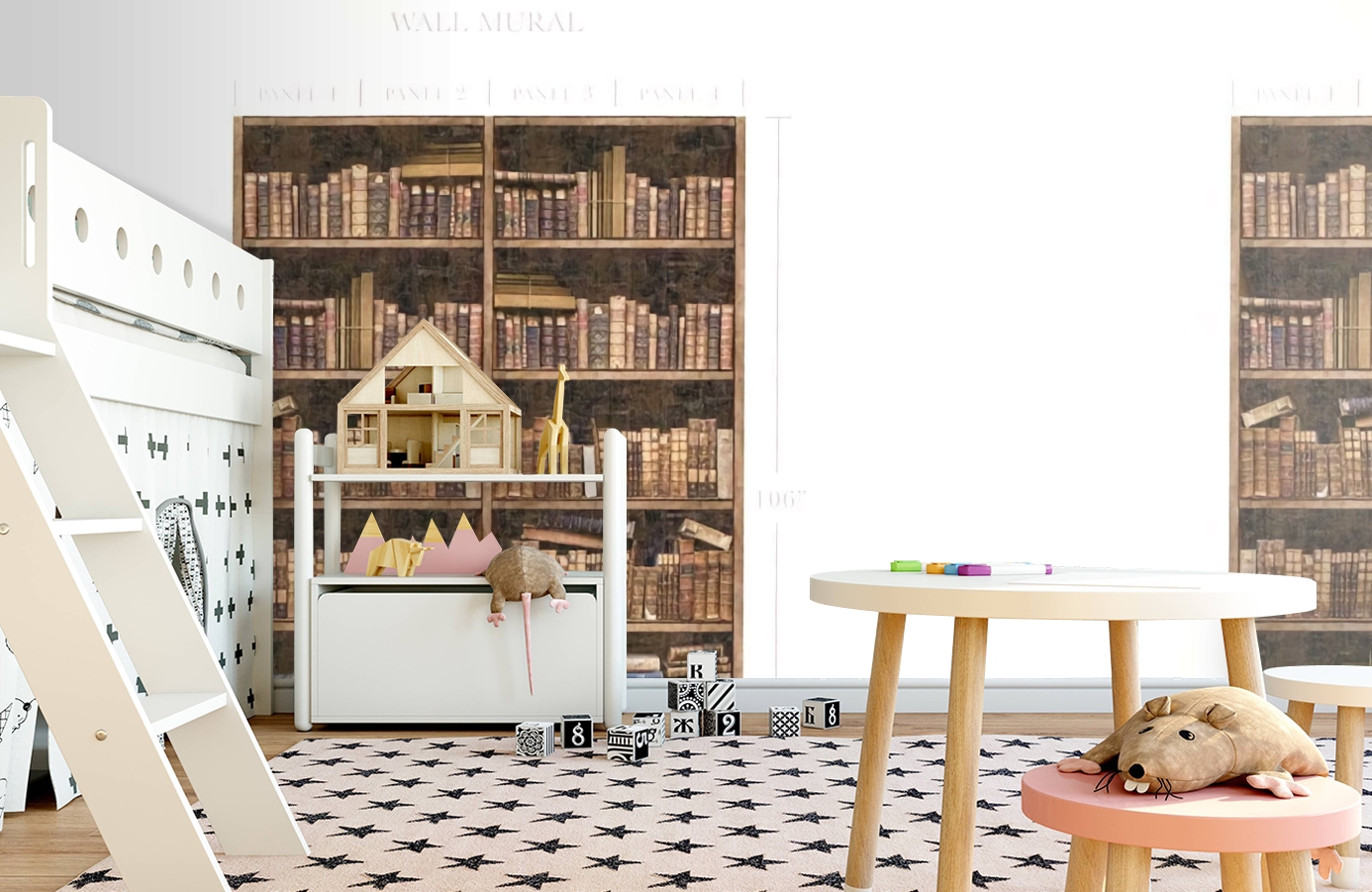 Обои MV72200M фото в интерьере детская