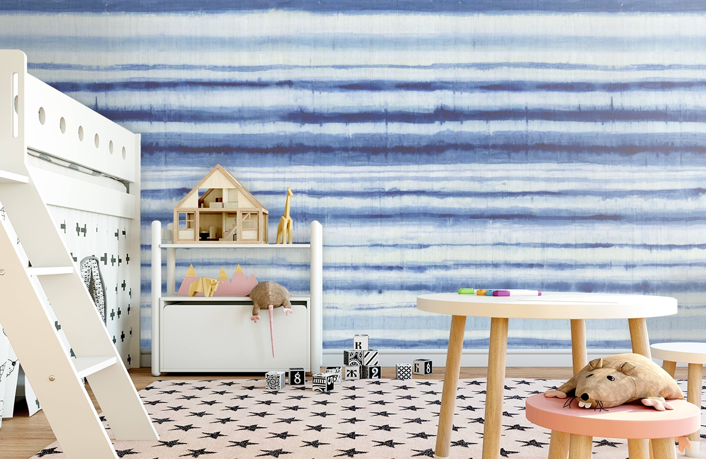 Обои 6886 фото в интерьере детская