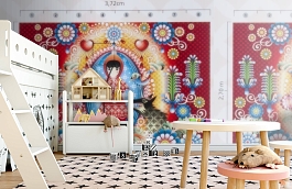 Обои 1280205 фото в интерьере детская превью