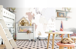 Обои 2000190 фото в интерьере детская превью