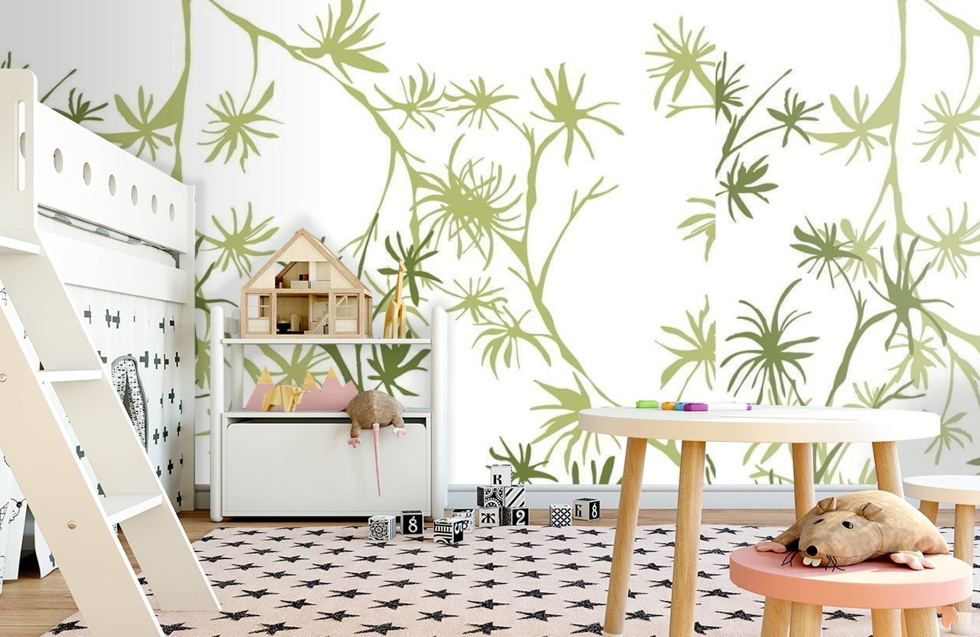 Обои DM201-1 фото в интерьере детская