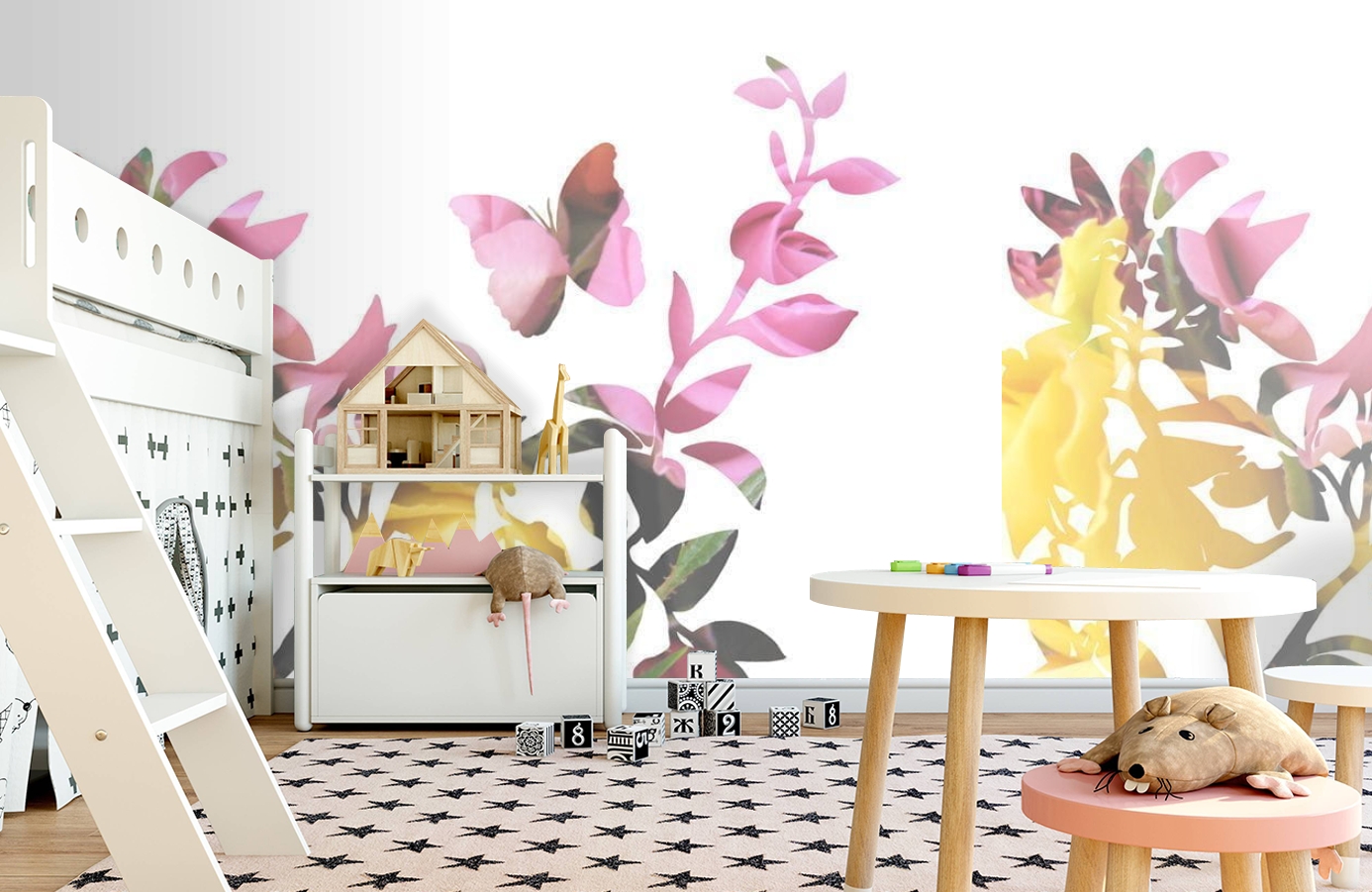 Обои P010501-6 фото в интерьере детская