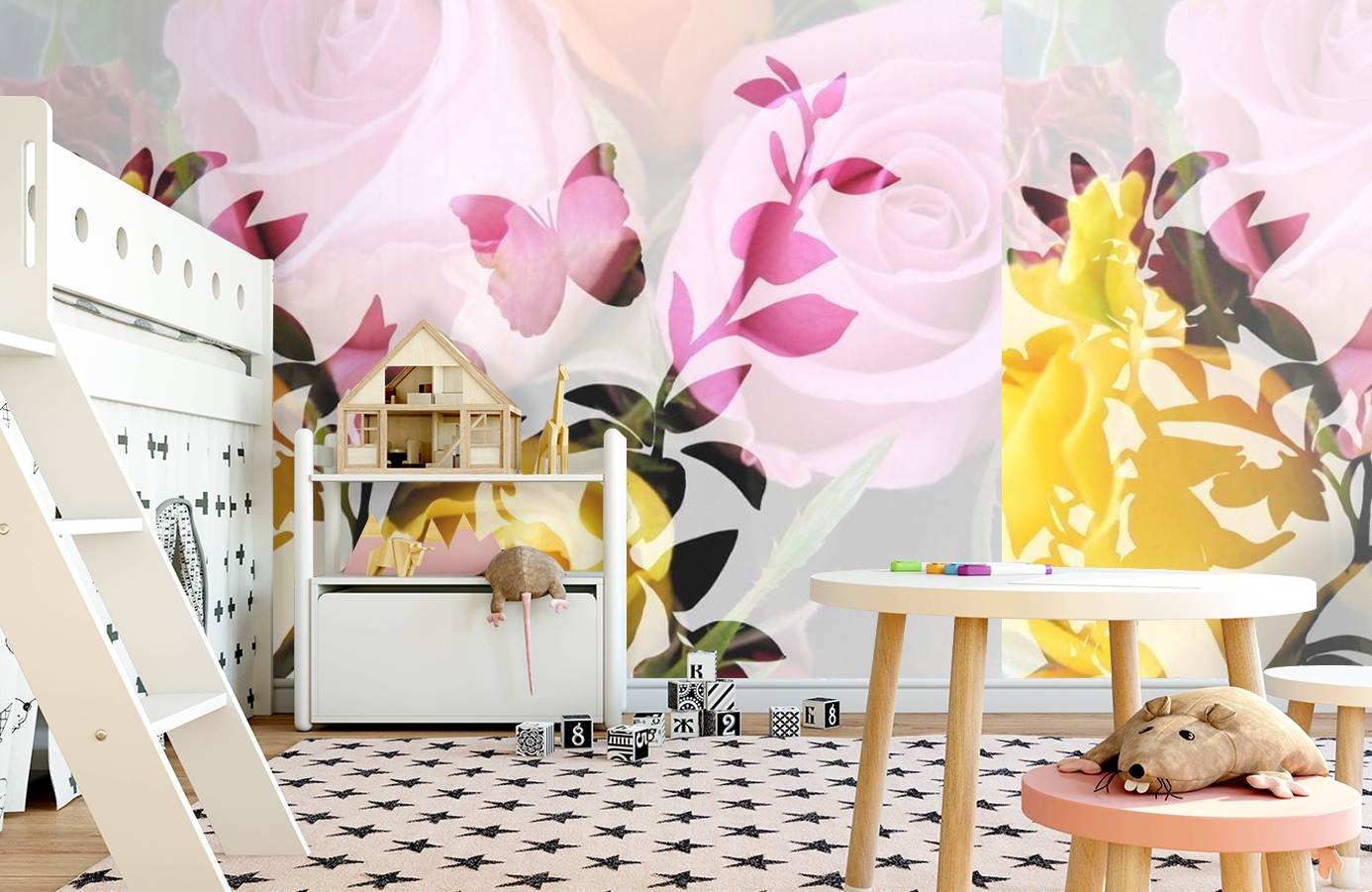 Обои P011301-6 фото в интерьере детская