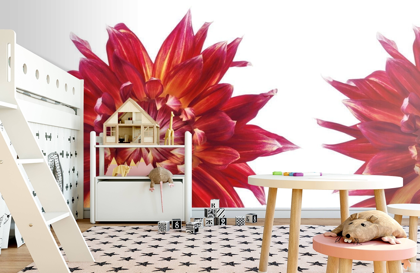 Обои P021401-6 фото в интерьере детская