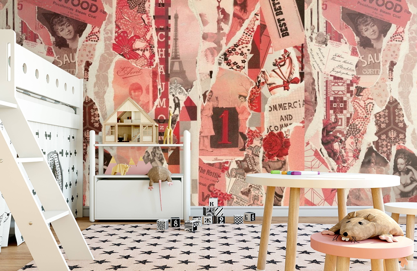 Обои P030202-6 фото в интерьере детская