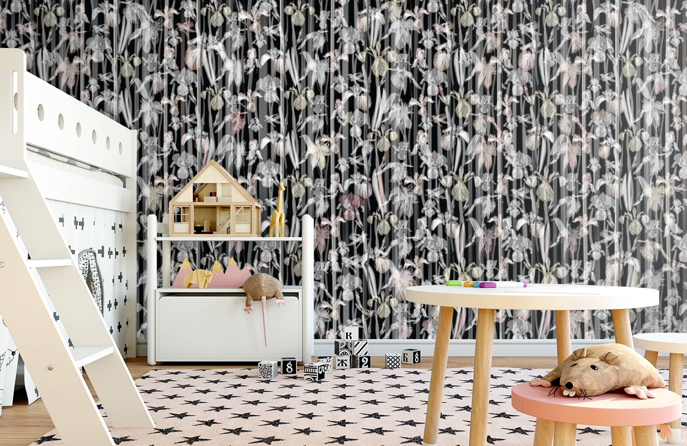 Обои P031002-6 фото в интерьере детская