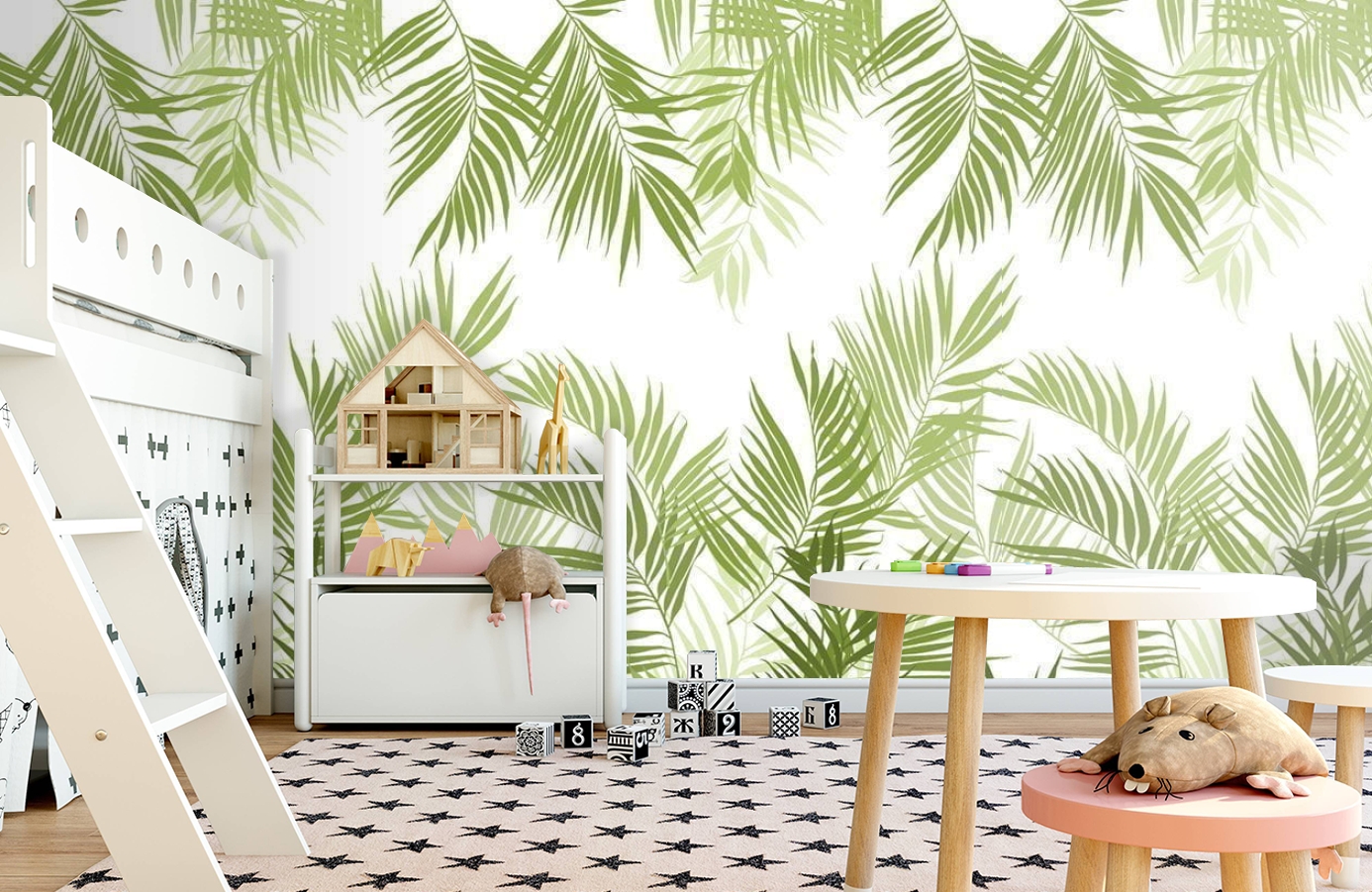 Обои P031602-6 фото в интерьере детская
