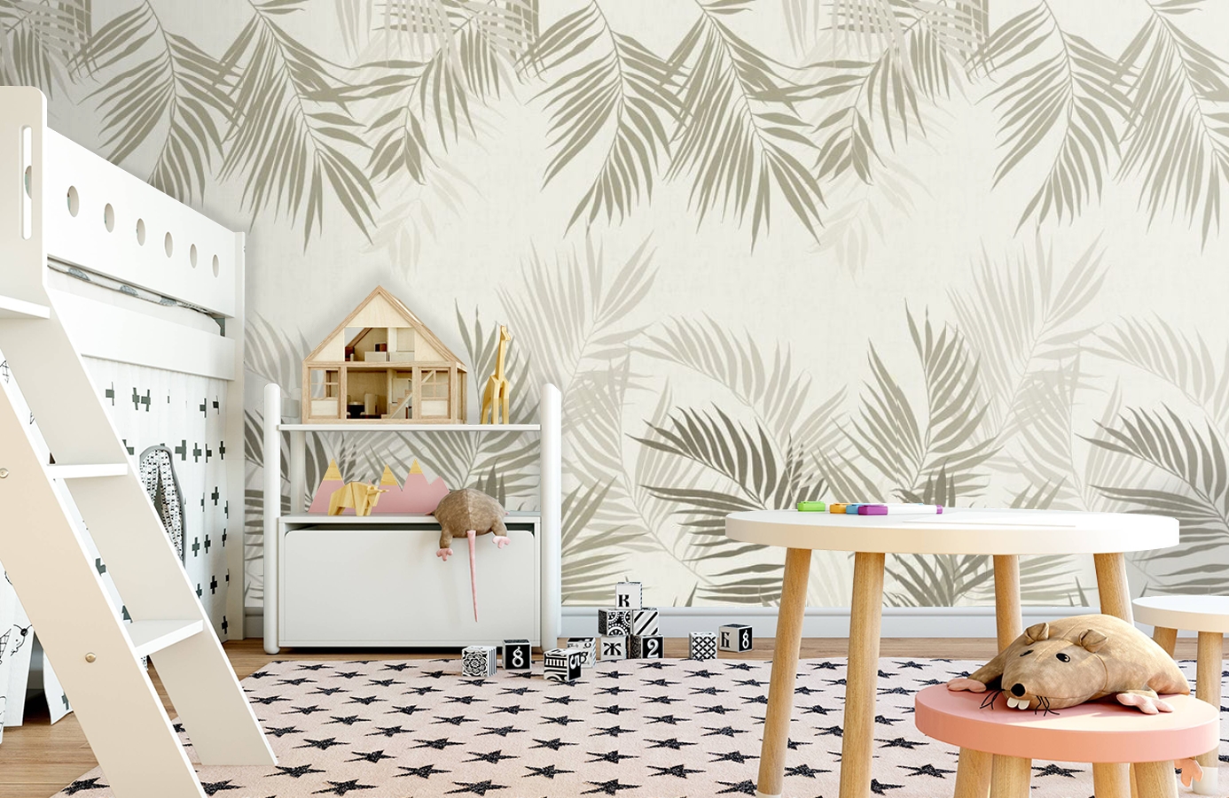 Обои P031603-6 фото в интерьере детская