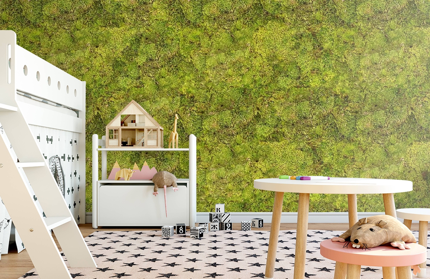Обои P192801-6 фото в интерьере детская