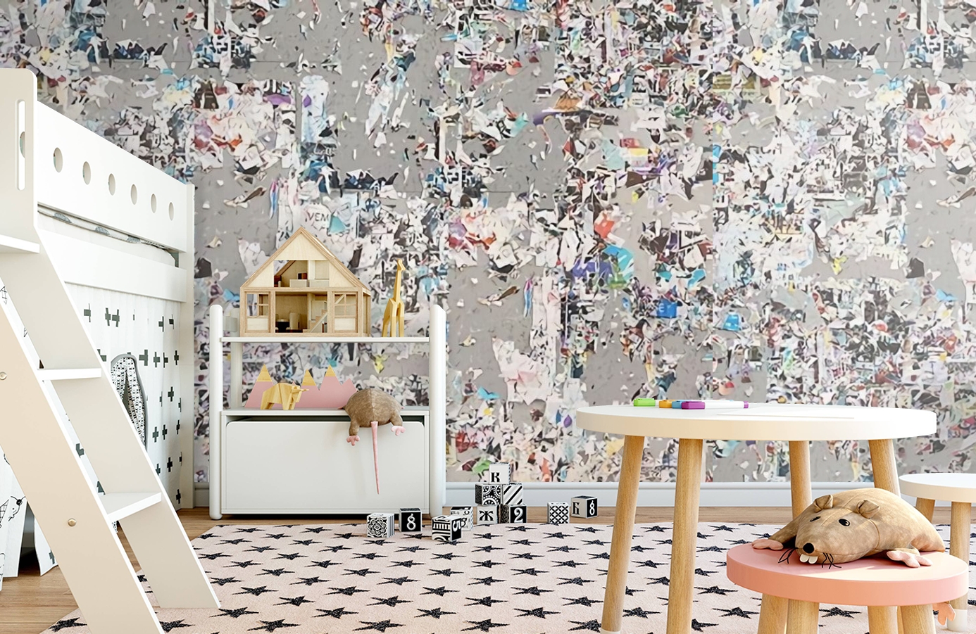 Обои P201601-6 фото в интерьере детская