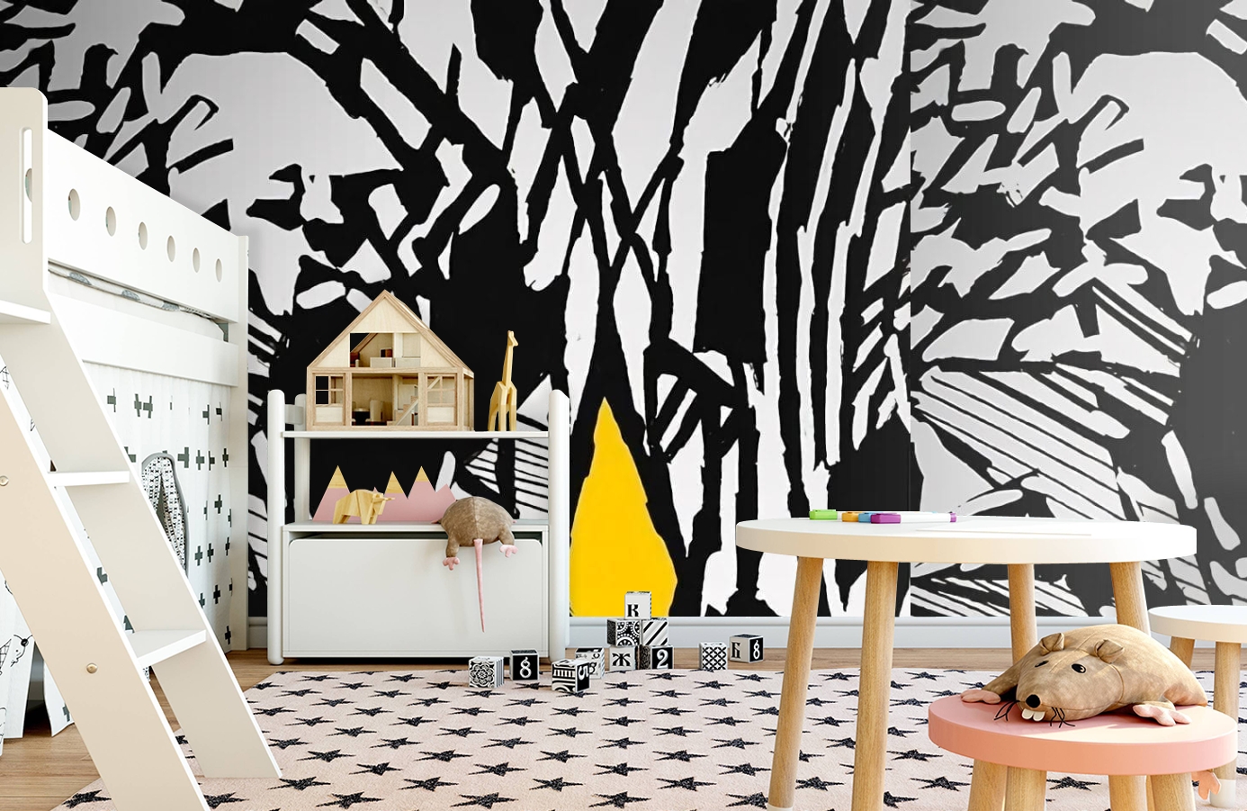 Обои P201901-6 фото в интерьере детская