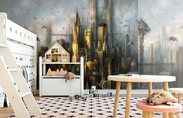 Обои 1454 lev5 406 фото в интерьере детская превью