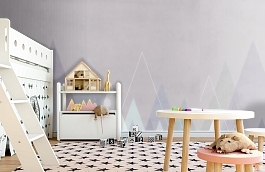 Обои 100976 фото в интерьере детская превью