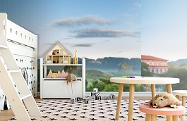 Обои 101140 фото в интерьере детская превью