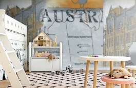 Обои F15.0027.A01 MANHATTAN.33 фото в интерьере детская превью