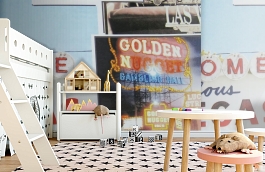 Обои F15.0029.A01 TRAVEL A-01 фото в интерьере детская превью