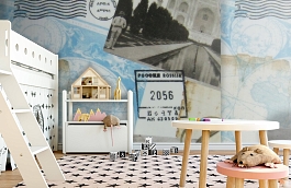 Обои F15.0031.A03 WORLD A-03 фото в интерьере детская превью