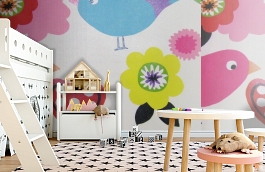 Обои F16.0011.A01 GINA A-01 фото в интерьере детская превью