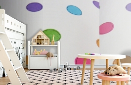 Обои F16.0013.A01 LINA A-01 фото в интерьере детская превью
