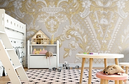 Обои KT-7642-8006 фото в интерьере детская превью