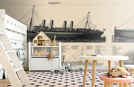 Обои 848601 фото в интерьере детская превью