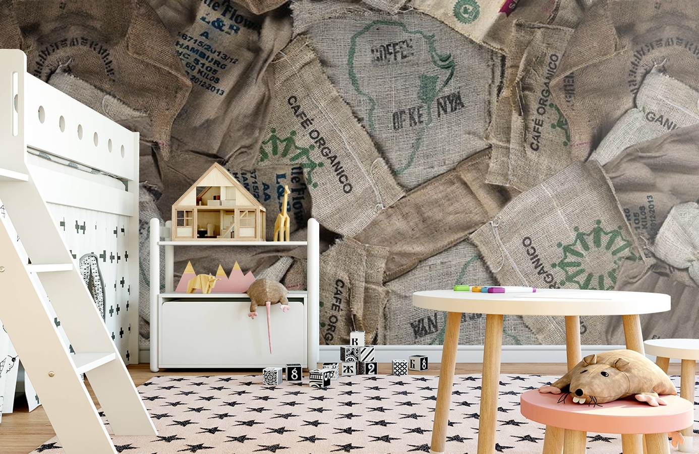 Обои P192701-7 фото в интерьере детская