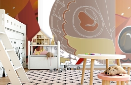 Обои 1473 lev5 807 фото в интерьере детская превью