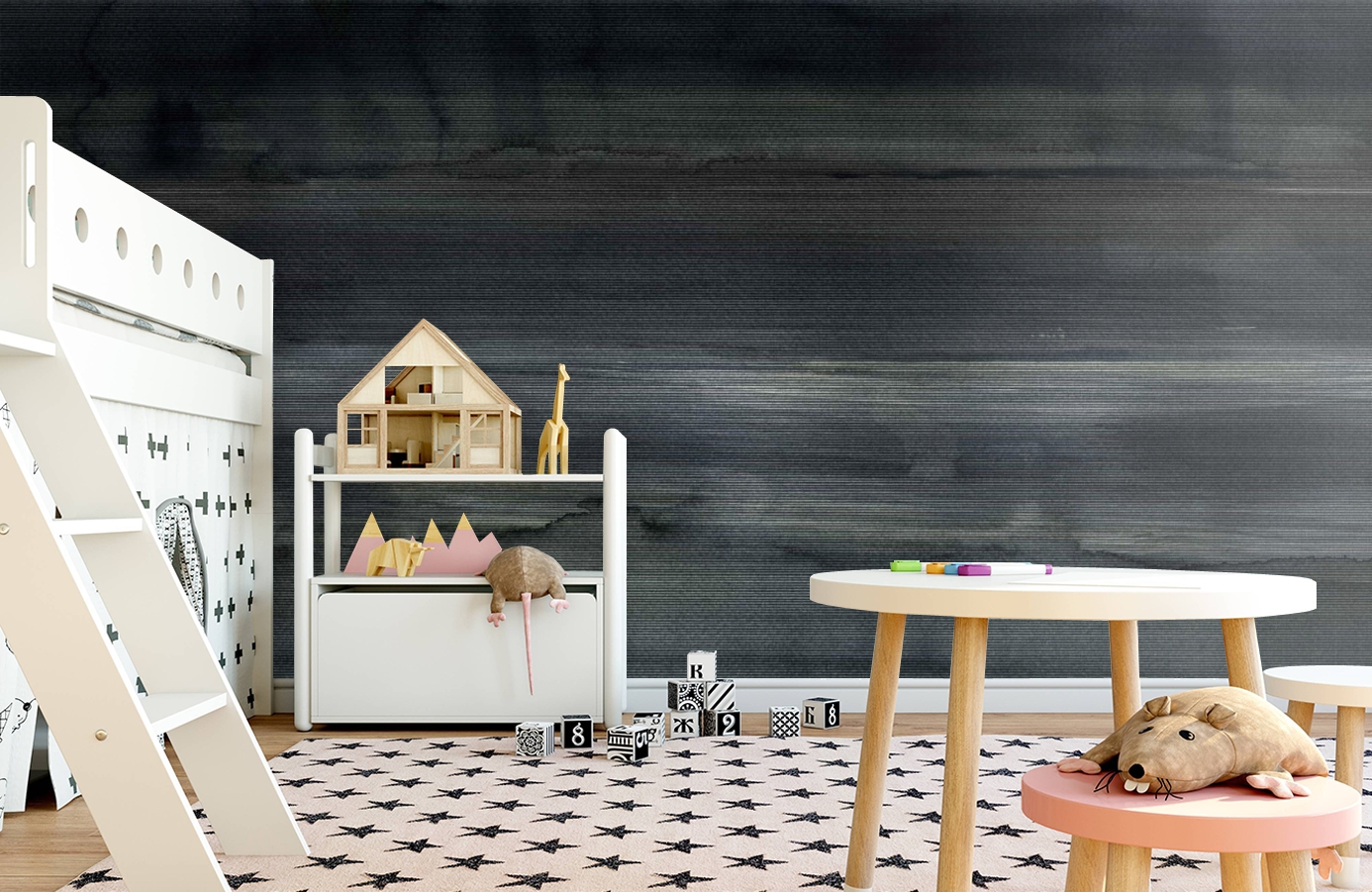 Обои 6885 фото в интерьере детская