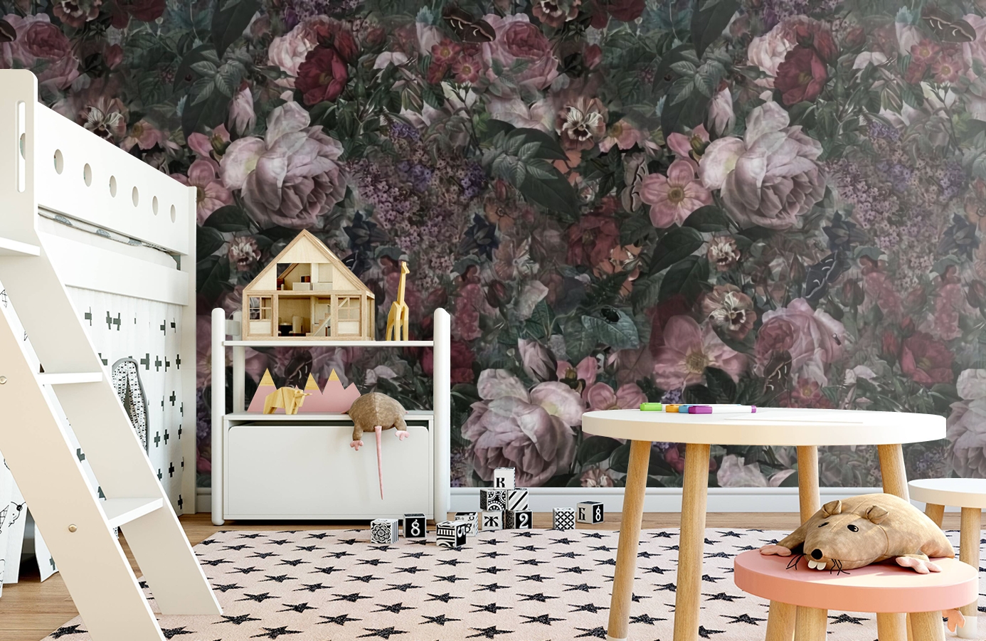 Обои E040901-8 фото в интерьере детская