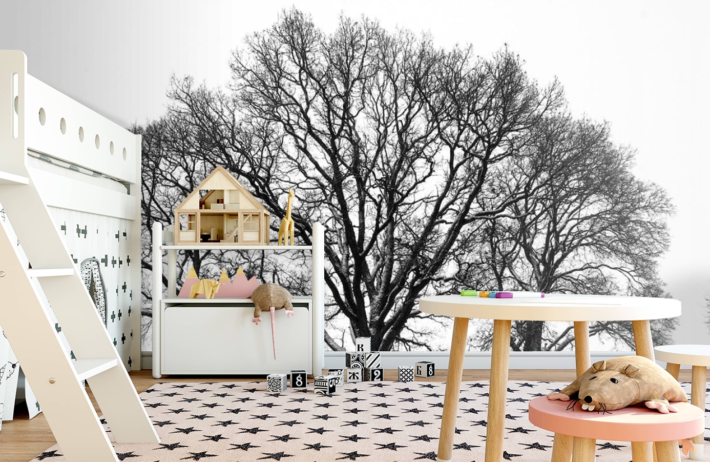 Обои P020501-8 фото в интерьере детская